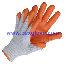 Extra Thick, Firm & Comfortable 10 Gauge Tc Liner, Latex Coating, Smooth Finish Safety Gloves
